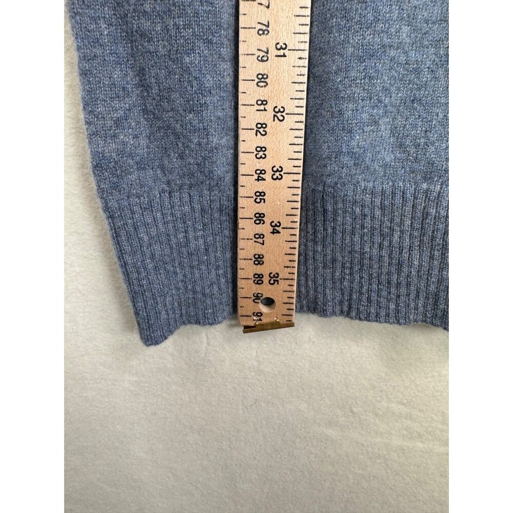 Bella Dahl Women's 100% Cashmere Blue Hoodie Sweater Dress Size S - Picture 5 of 7
